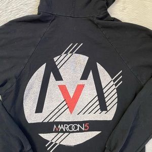 Maroon 5 zip up hoodie jacket